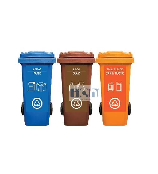 120L CM3 garbage bin 3 in 1