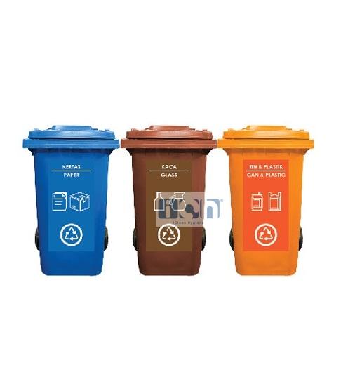 240L CM3 garbage bin 3 in 1