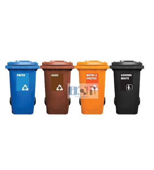 240L M4W garbage bin 4 in 1