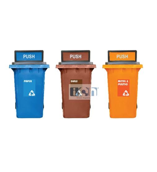 360L M3 garbage bin 3 in 1 turbo lid