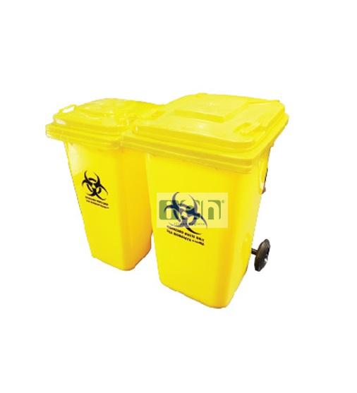 biohazard mobile garbage bin 1