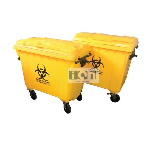biohazard mobile garbage bin 2