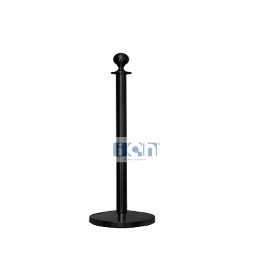 black coated velvet rope