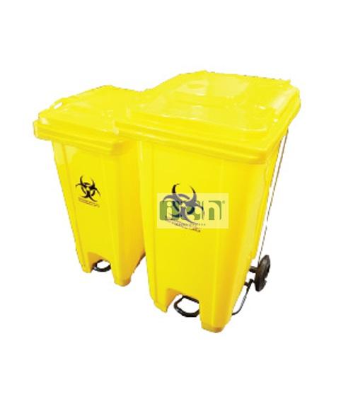 garbage bin with foot pedal